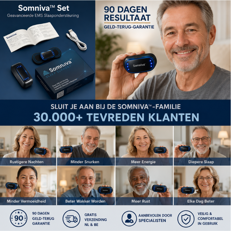 Somniva™ Slaapondersteuning | Geniet van rustige nachten vanaf de eerste nacht